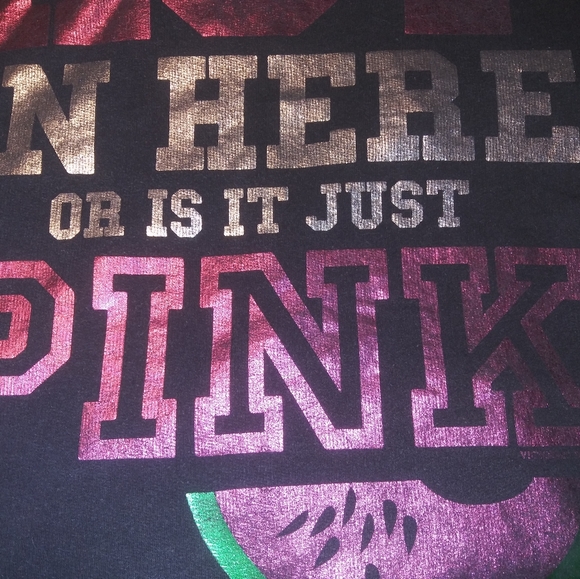 Large victoria secret pink is it hot in here or - Picture 4 of 6